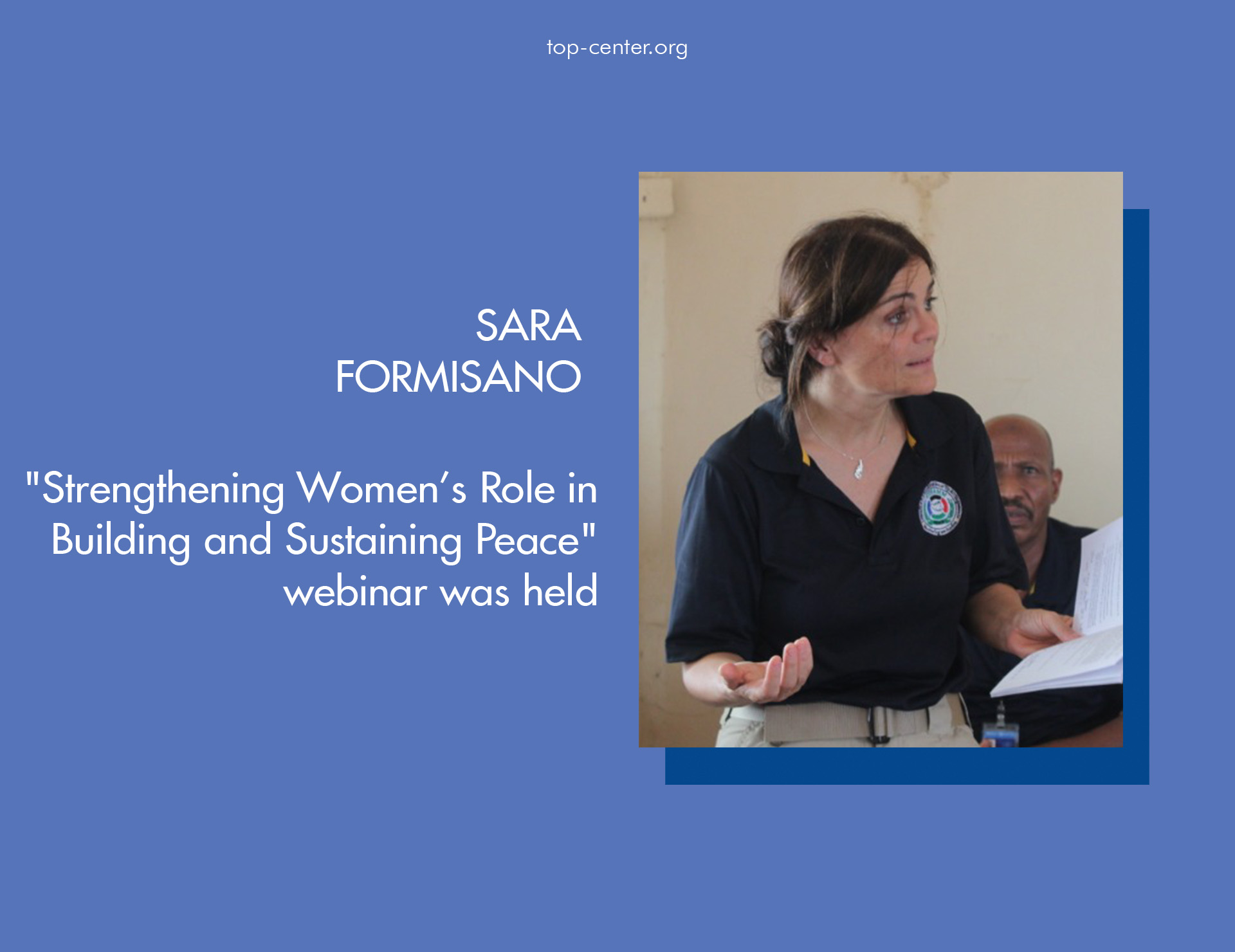 "Strengthening Women’s Role in Building and Sustaining Peace" webinar was held