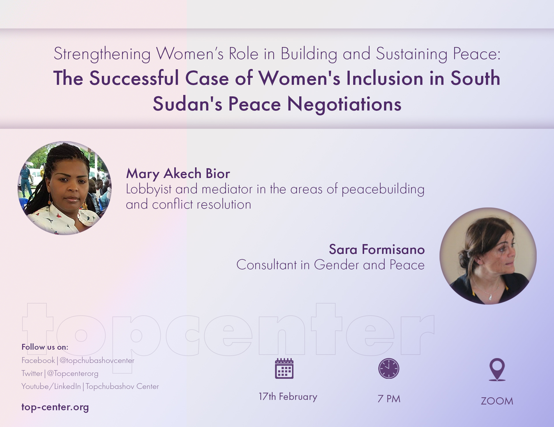 Strengthening Women’s Role in Building and Sustaining Peace: the Successful Case of Women's Inclusion in South Sudan's Peace Negotiations