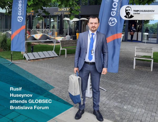 Rusif Huseynov attends GLOBSEC Bratislava Forum