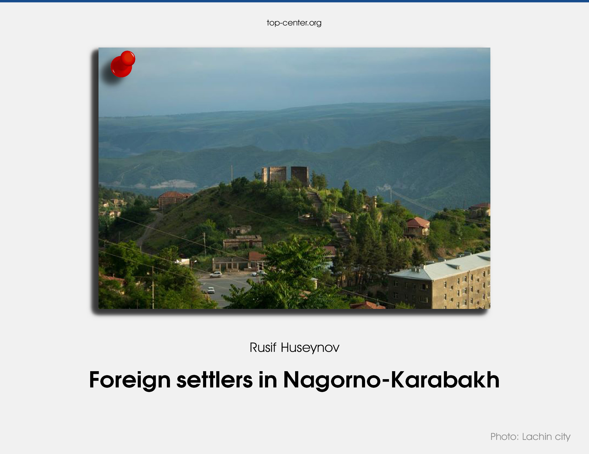 Foreign settlers in Nagorno-Karabakh