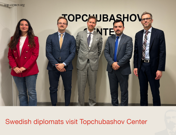 Swedish diplomats visit Topchubashov Center