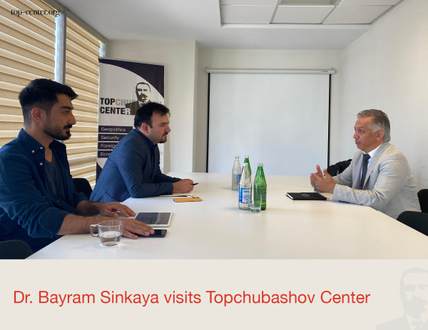 Dr. Bayram Sinkaya visits Topchubashov Center