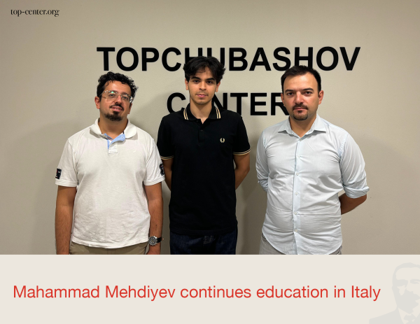 Mahammad Mehdiyev continues education in Italy