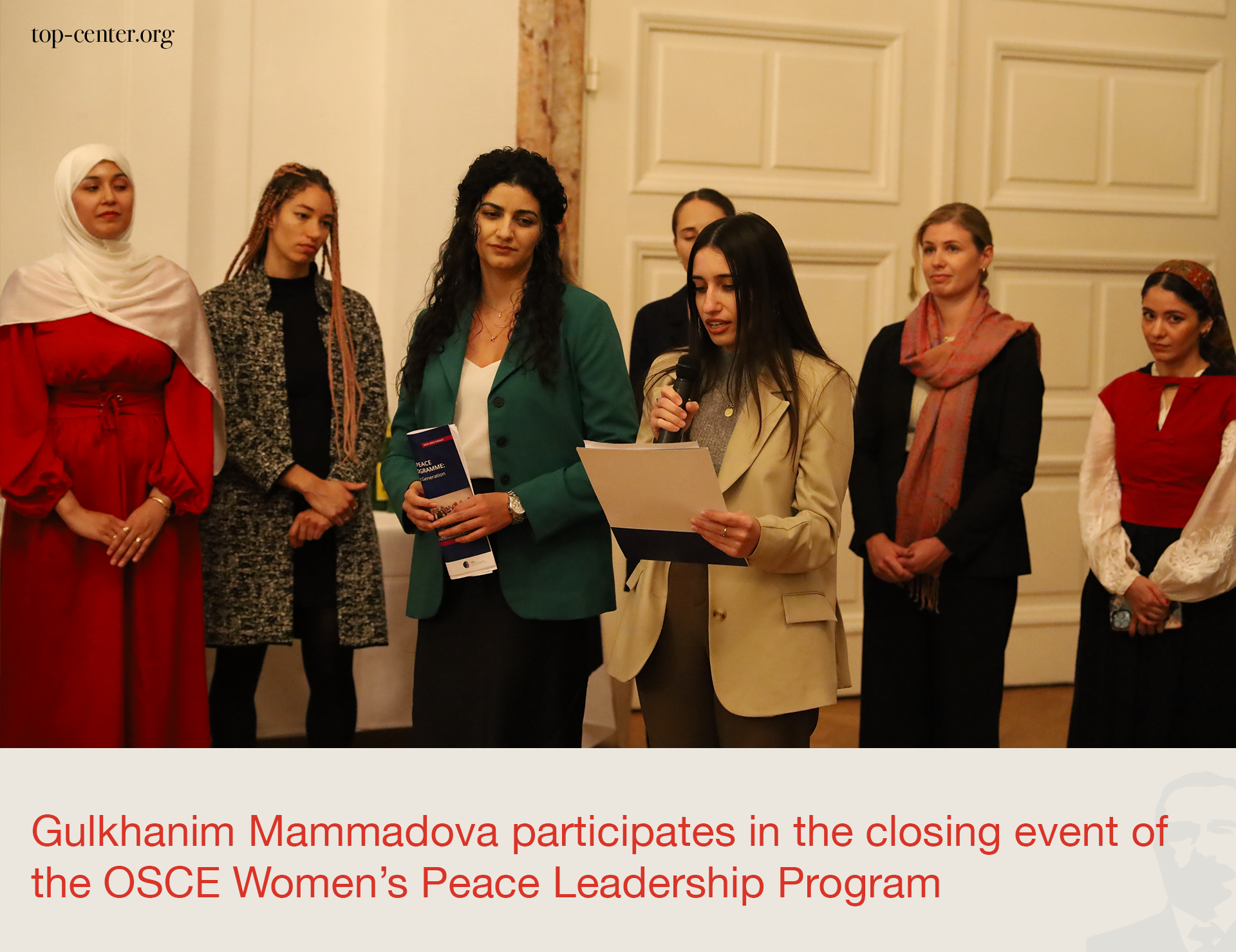 Gulkhanim Mammadova participates in closing event of OSCE Women’s Peace Leadership Program