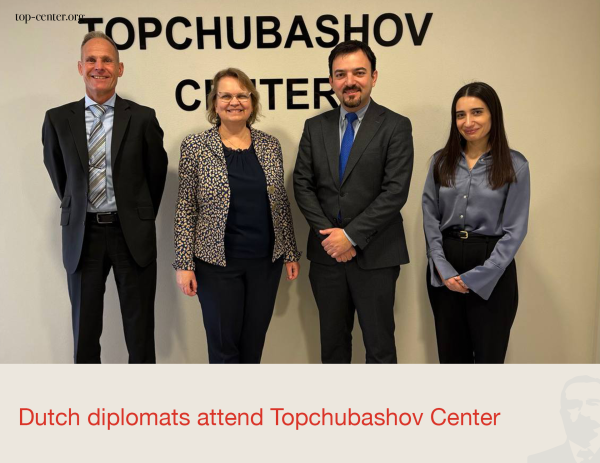 Dutch diplomats attend Topchubashov Center