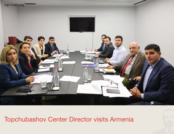 Topçubaşov Mərkəzinin direktoru Ermənistana səfər edib