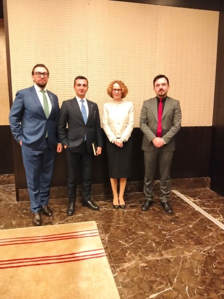 Rusif Hüseynov NATO Baş katibinin müavini ilə görüşüb